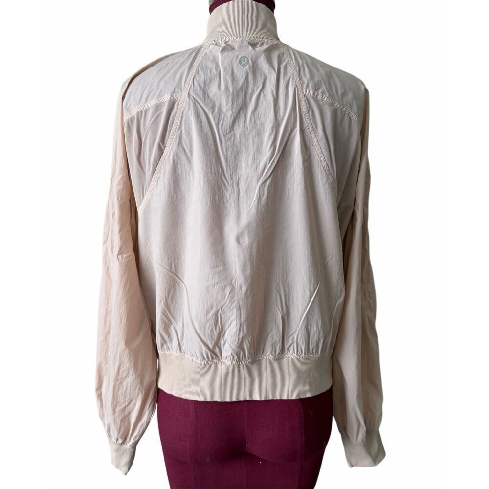 Lululemon Jacket Serve It Full Zip Athletic Light Pink size 10 - Picture 4 of 10